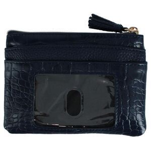 Buxton Women's Colorful Designer Premium Faux Leather Large ID Coin Case